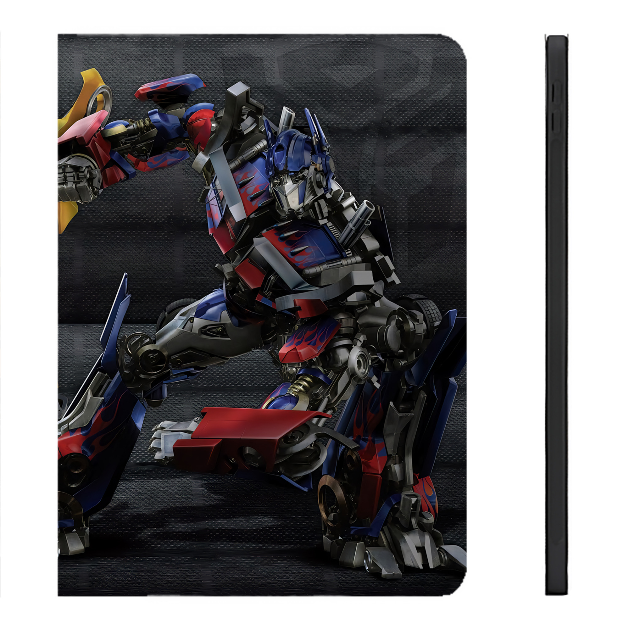 （画像用） Transformers トランスフォーマー IPadケース ペンホルダー付き ブックスタイルデザイン